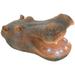 Pond Floating Hippopotamus Bed Room Decor Decorate Head Shape Resin