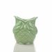 Owl Planter Pots Ceramic Flower Pots Pot Bonsai Container for Indoor Home Office Not Seeing Owl Green