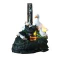 Resin Duck Statue Fountain Light for Creative Garden Statue Patio Fountain Outdoor Landscape Garden Art Resin Outdoor Sculpture Watering Gardening Supplies