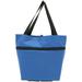 Storage Bag with Wheels Collapsible Laundry Hamper Bags Pulley Gift Travel Shopping Metal