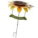 Sunflower Bird Feeder Small Outdoor Food Storage Yard Decor Feeders Stake Garden Welcome Sign