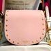 Victoria's Secret Bags | Host Pick Nwot Victoria Secret Pink Riveting Stud Details Cross-Body | Color: Gold/Pink | Size: Os