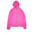 K-Way Windbreaker Jackets: Pink Print Jackets & Outerwear - Kids Girl's Size 14