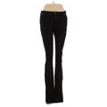 Joe's Jeans Jeggings - Mid/Reg Rise Boot Cut Boot Cut: Black Bottoms - Women's Size 27 - Black Wash