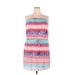 Concepts New York Casual Dress - Mini Strapless Sleeveless: Pink Print Dresses - Women's Size 3X