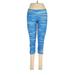 Reebok Active Pants - Mid/Reg Rise: Blue Activewear - Women's Size Small