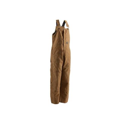 Berne Deluxe Insulated Bib Overall - Men's Brown Duck 2XL Tall 92021310848
