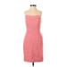 Lilly Pulitzer Casual Dress - Sheath Sweetheart Sleeveless: Pink Print Dresses - Women's Size 2