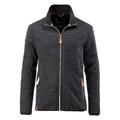 Strickfleecejacke DEPROC ACTIVE "BLAIRWOOD MEN" Gr. L, grau (anthrazit) Herren Jacken Trekkingjacken