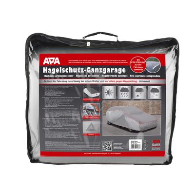 Faltgarage APA "APA 16168 Hagelschutz-Ganzgarage", silber (silberfarben), B:165cm H:119cm L:431cm, Polyester, Neopren, P