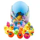 Jouets de piscine baignoire canard pour enfants 20 pièces jouets d'eau de natation mignons petits