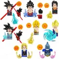 Dragon Ball Z Anime Bricks Dolls Dragon Ball Z Goku Gohan Majin Buu Vegeta Mini Action Figures