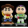 Crayon Shin-chan as Toys Story Woody Buzz Lightyear Anime Action Figure Toys 17cm