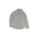 Baby Gap Long Sleeve Button Down Shirt: Gray Print Tops - Kids Boy's Size 5