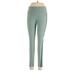 Reebok Active Pants - Mid/Reg Rise: Green Activewear - Women's Size Large