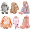 Jouets en peluche lapin doux pour enfants longues oreilles lapin en peluche dessin animé mignon