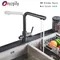 Robinet de cuisine d'eau Pure de luxe en laiton noir et blanc, double poignée, eau potable chaude et froide, filtre à 3 voies, robinets mélangeurs de cuisine