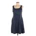 Columbia Active Dress - A-Line: Blue Activewear - Women's Size Medium