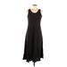 Eileen Fisher Casual Dress - A-Line: Black Dresses - Women's Size Medium Petite