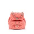 Chanel Leather Backpack: Pink Accessories