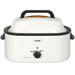 Sunvivi Electric Roaster Oven w/ Removable Pan & Rack Stainless Steel/Aluminum in White | 18 Qt | Wayfair YD001WT