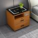 My Lux Decor 2 - Drawer Nightstand Wood in Brown | 20.86 H x 147.96 W x 18.5 D in | Wayfair 14:173#multifunctional