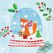 The Holiday Aisle® Snow Globe Animals III - Painting Paper | 30" H x 30" W x 1.25" D | Wayfair 144692FD09DC4FE0BB74F9D80F25A2F0