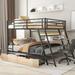 Mason & Marbles Bridgwater Bunk Bed w/ Drawers Wood in Gray | 64.3 H x 57 W x 78 D in | Wayfair C0098059BFD14DC98A2727CCAC7DEF22