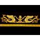 Large Gilt or White French Style Decorative Wall Furniture Moulding Pediment Plastic Decoration