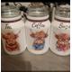 Tea coffee sugar canisters with highland cows, quirky highland cows on jars , tea coffee sugar jars with highland cows , highland cow gifts