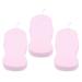 Bath Sponge Bathing Towel Pva Exfoliator Infant Tools Child Wipe Soft 3 Pcs Pink