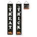 Halloween Trick or Treat Porch Signs Halloween Before Christmas Decoration Halloween Porch Banner Welcome Sign for Halloween Gate Garden Front Door Home Outdoor Yard Party Decor Supplies