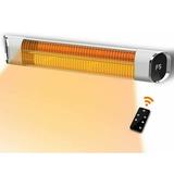 YouLoveIt 1500W Wall-Mounted Patio Heater Electric Infrared Heater Indoor/Outdoor Heater Electric Infrared Space Heater Infrared Electric Heater for Outdoor Backyard