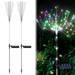 Lieonvis 2pcs Solar Garden Light 124 LEDs Solar Firework Lights IP65 Waterproof Starburst Fairy Light Auto ON/OFF Copper Wire Twinkling Stake Light for Patio Yard Flowerbed