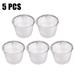 5pcs Stainless Steel Mesh Tea Leaves Stainer Teapot Screen for Teas Infuser