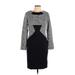 Venus Casual Dress - Sheath: Black Graphic Dresses - Women's Size 10
