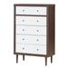 5 Drawer Dresser Wood Chest of Drawers Storage Freestanding Cabinet Organizer