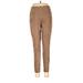 Zara Basic Faux Leather Pants - High Rise Skinny Leg Boyfriend: Brown Bottoms - Women's Size Medium