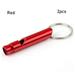 1/2/5/10pcs 7 Colors with Keyring Small Size Camping Hiking Emergency Whistles EDC Tools Training Accessories Survival Whistle RED 2PCS