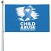 Child Abuse Prevention Awareness Month Garden Flag 3 x 5 Ft Double Sided Banner with Brass Grommets Funny Flags for Room Rustic Farmland Lawn House Festival Anniversary