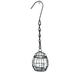 Darzheoy Bird Feeders for Outdoors Hanging metal birdcage Bird Feeder Small Spring Hanging Bird Feeder Outdoor Garden Yard Tree Hanging Bird Feeder Black