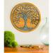Modern Farmhouse Round Tree Of Life Shaped Wood And Metal Wall Decor - 20 X 1 X 20 Inches Cottage Decoration For Homes Apartments Yards And Gardens
