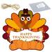 Garden Thanksgiving Party Turkey Wooden Sign Decorative Pendant Door Home Accents Front Decorations