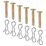 6 Sets Snow Blower Shear Snow Blower Replacement Cotter Pins Snow Blower Supplies