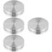 Round White Table 4 Pack Turntable Base Wooden Tray Sticker Display Stand Bearing Baby