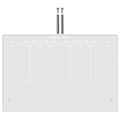 Transparent Writing Board Calendars Fridge Acrylic White Board Multicooker Monthly Planner Memo Board Office