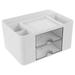 Small Drawer Organizers Desk Storage Pen Holder Plastic Sliding Drawers Bulk Manual Student Office The Hips White