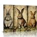 ONETECH Vintage Wall Decor Bunny Rabbit Poster Motivational Quote Vintage Wall Art Home Decor Retro Tin Signs Kitchen Decor Vintage Wall Decor For Bars Restaurants Cafes Home Beer