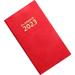 Notebooks for Work Work Memo Pads Multi-function Notepad 2023 Planner 2023 Agenda Book Agenda Book Calendar Red Dowling Paper Work Office