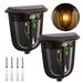 TOPCHANCES Solar Outdoor Lights Motion Sensor Outdoor Lights with High-Efficiency Solar Panel Waterproof Solar Lantern for Hallway Patio Porch Garage Garden Courtyard 2 Pack